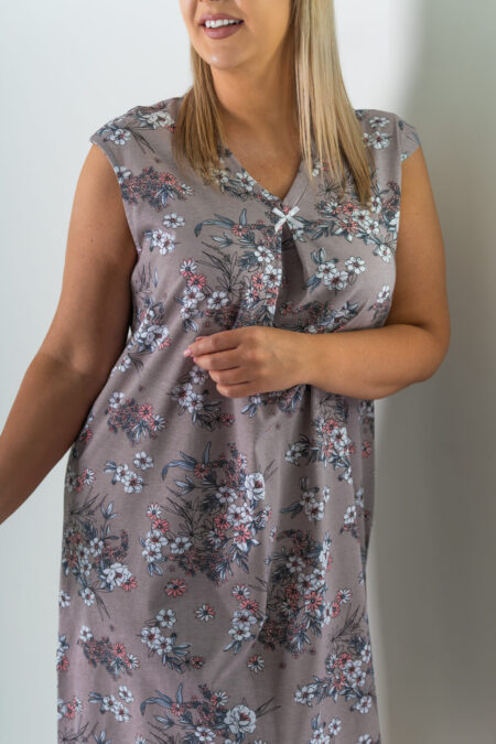 Tunika damska SZEROKIE ramiączko BEŻOWA